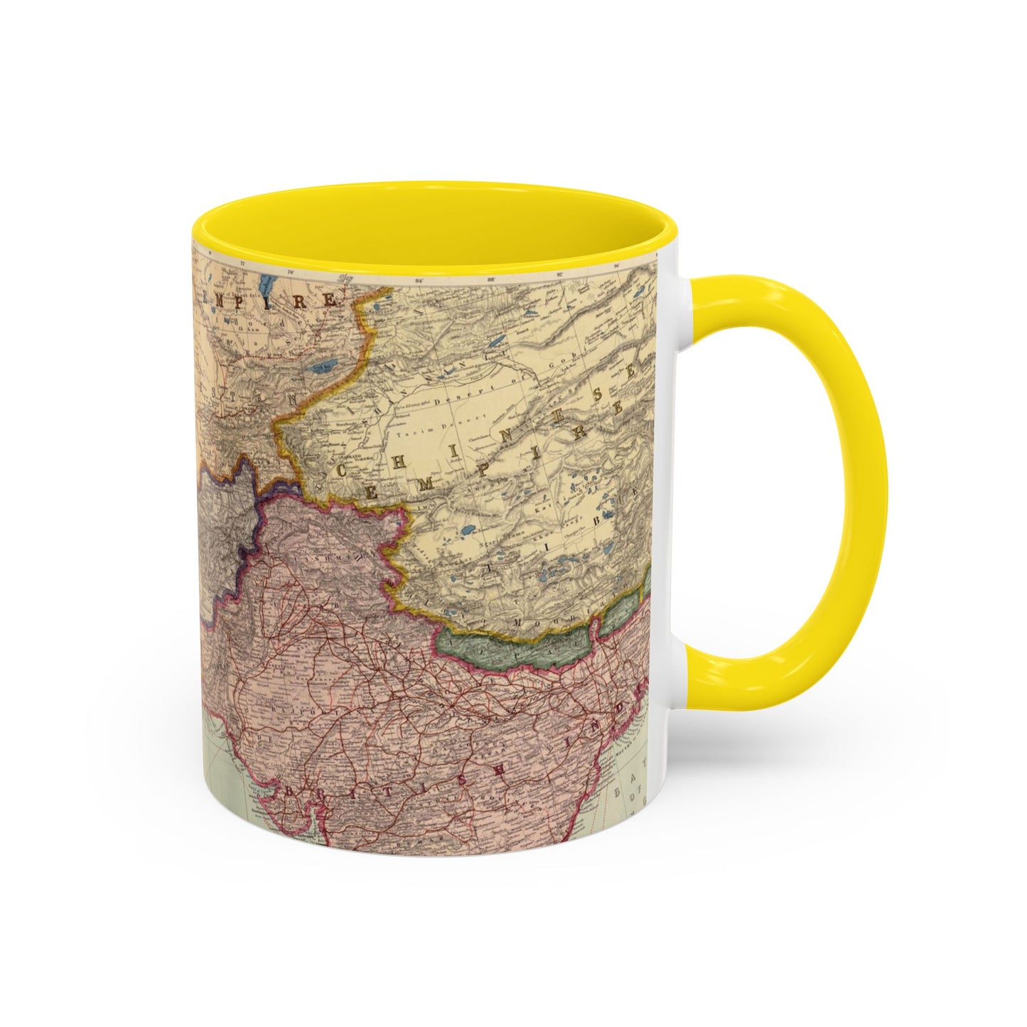 Map of Iran Ceramic Mug