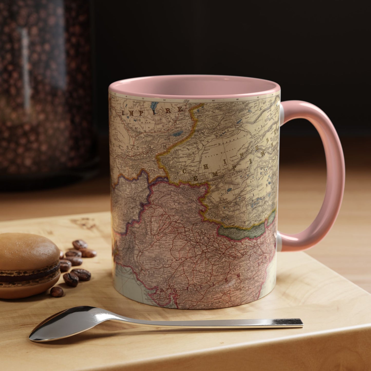 Map of Iran Ceramic Mug