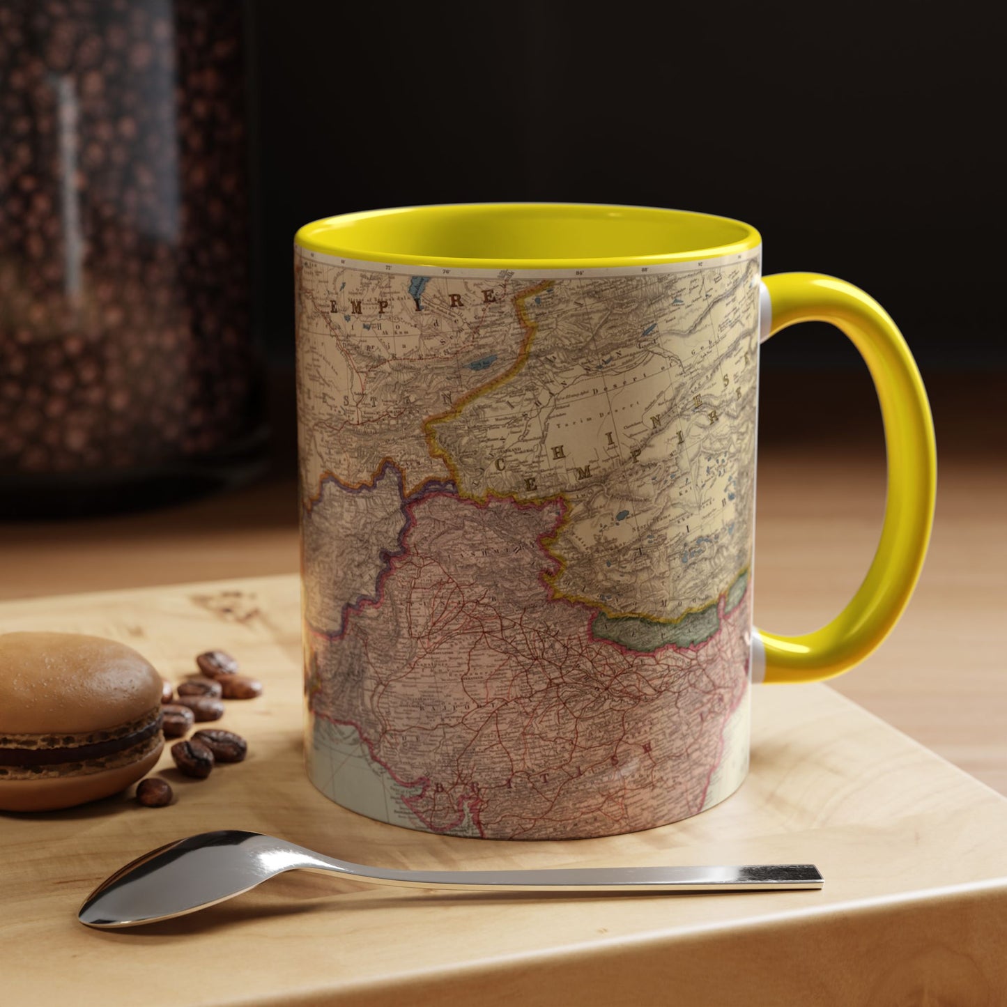Map of Iran Ceramic Mug