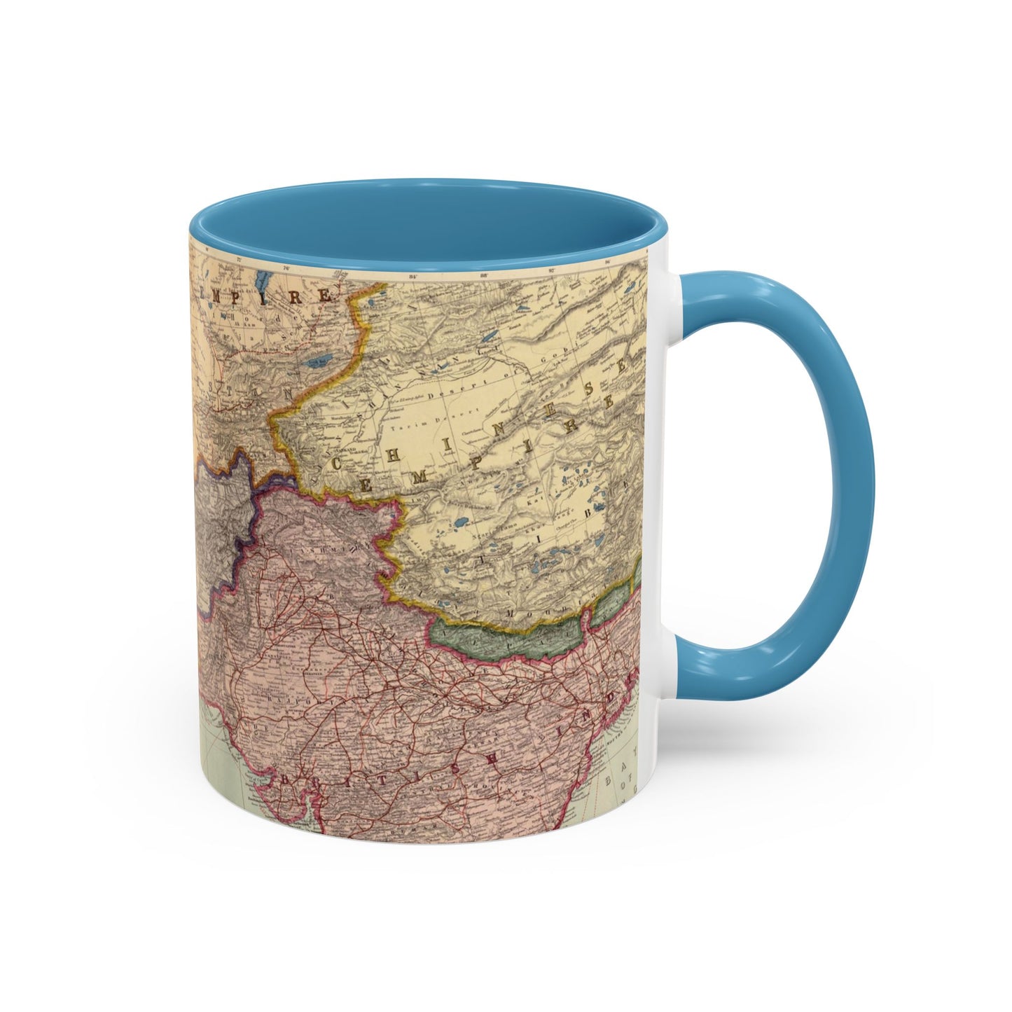 Map of Iran Ceramic Mug