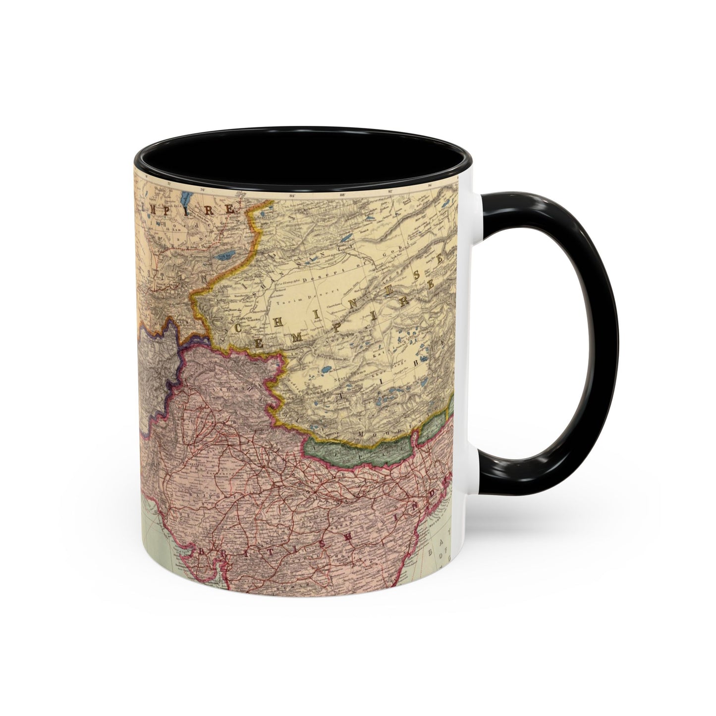 Map of Iran Ceramic Mug