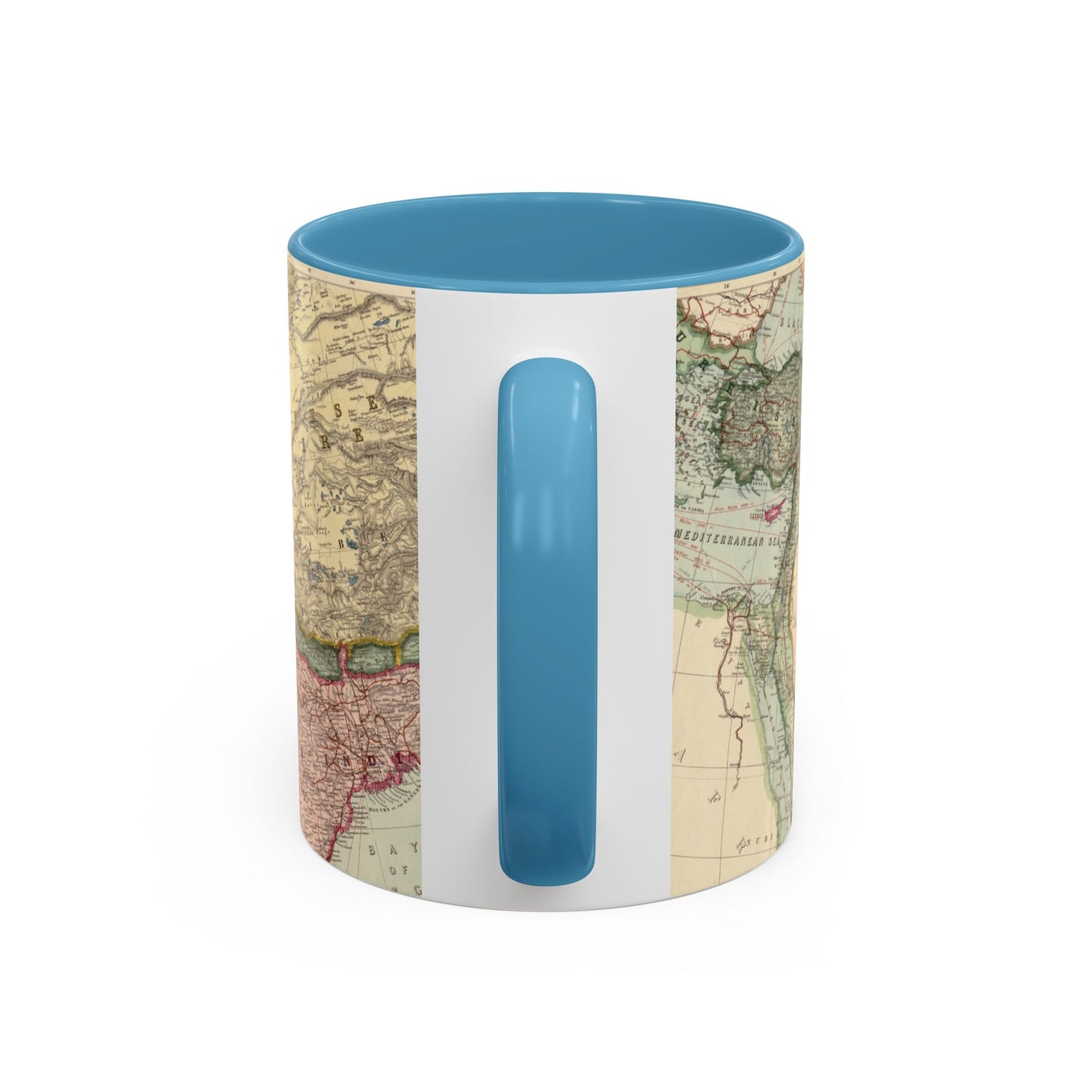 Map of Iran Ceramic Mug