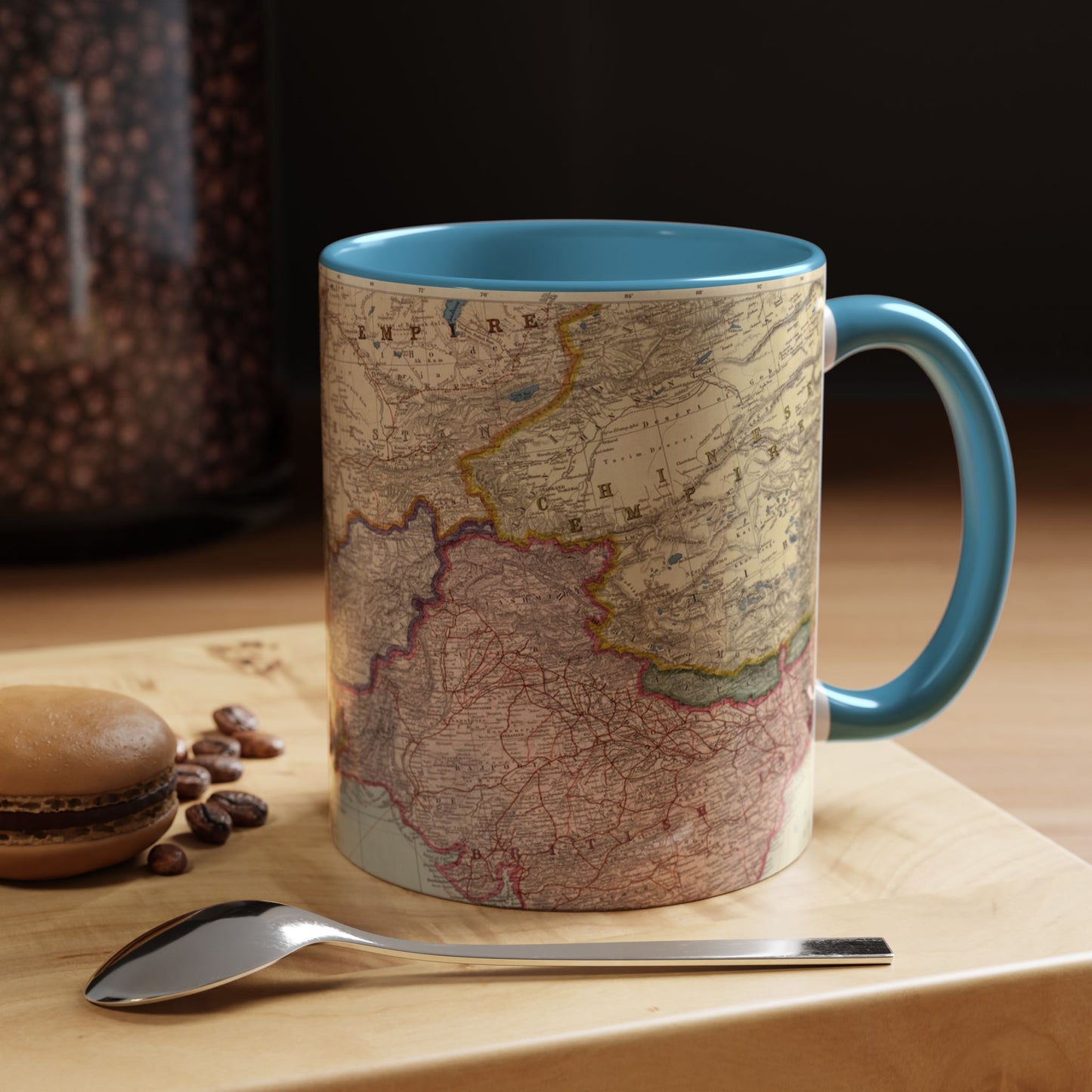 Map of Iran Ceramic Mug