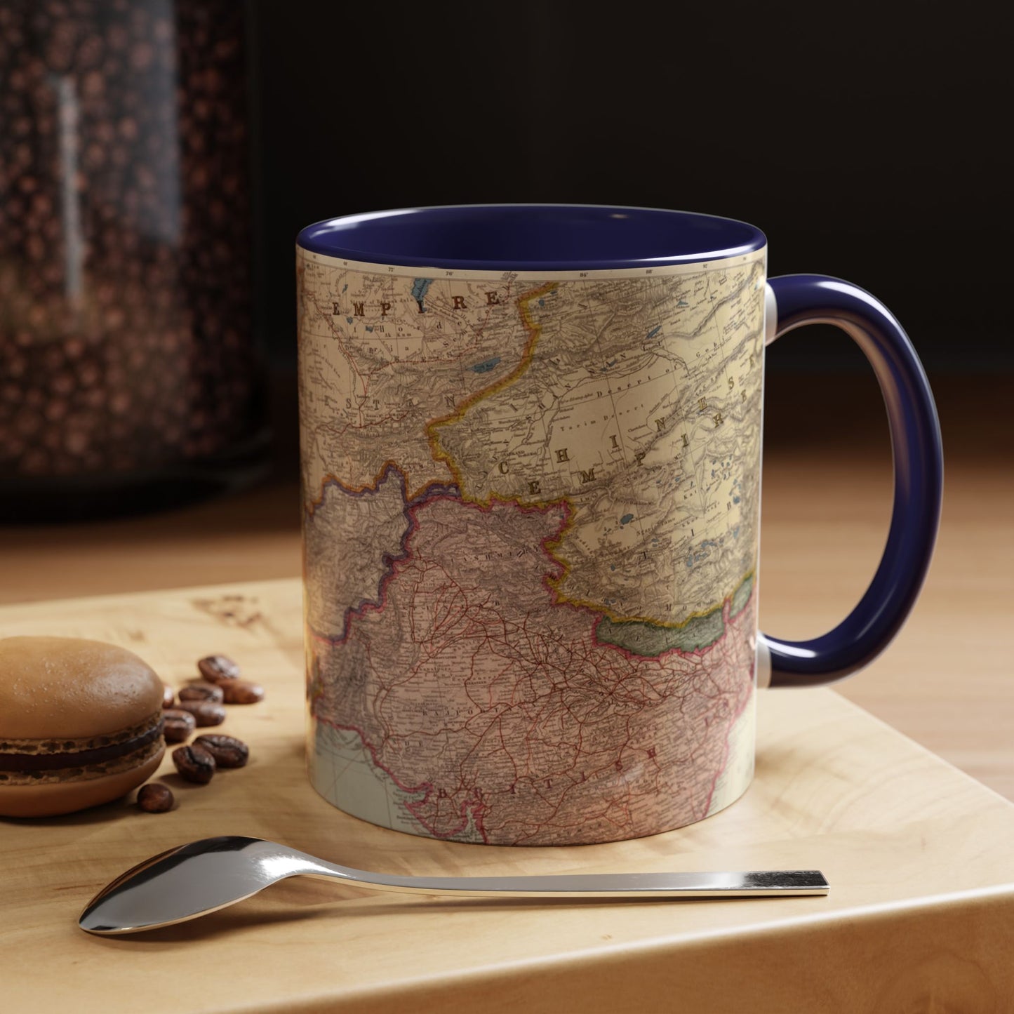 Map of Iran Ceramic Mug