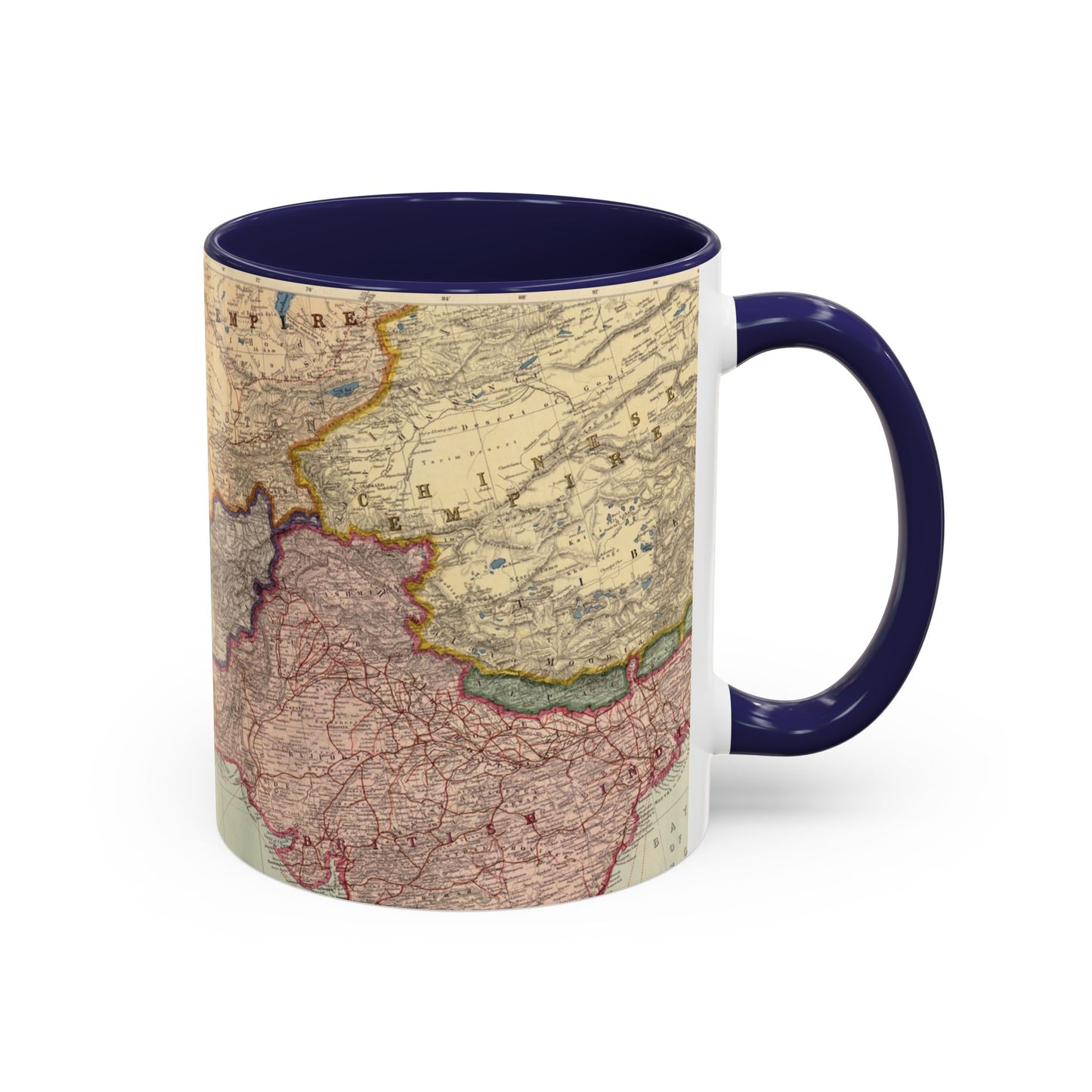 Map of Iran Ceramic Mug