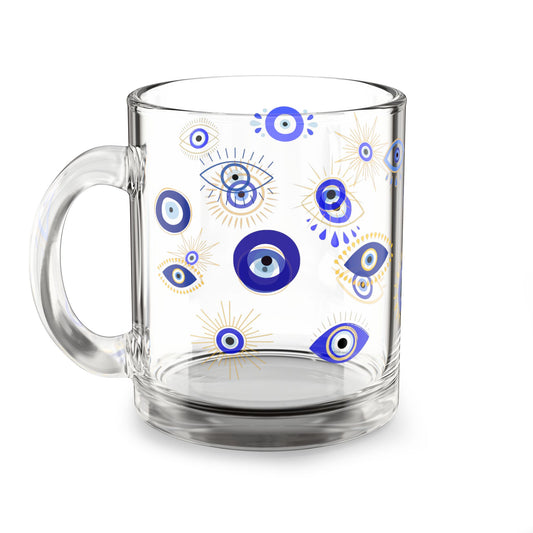 Evil Eye Glass Mug