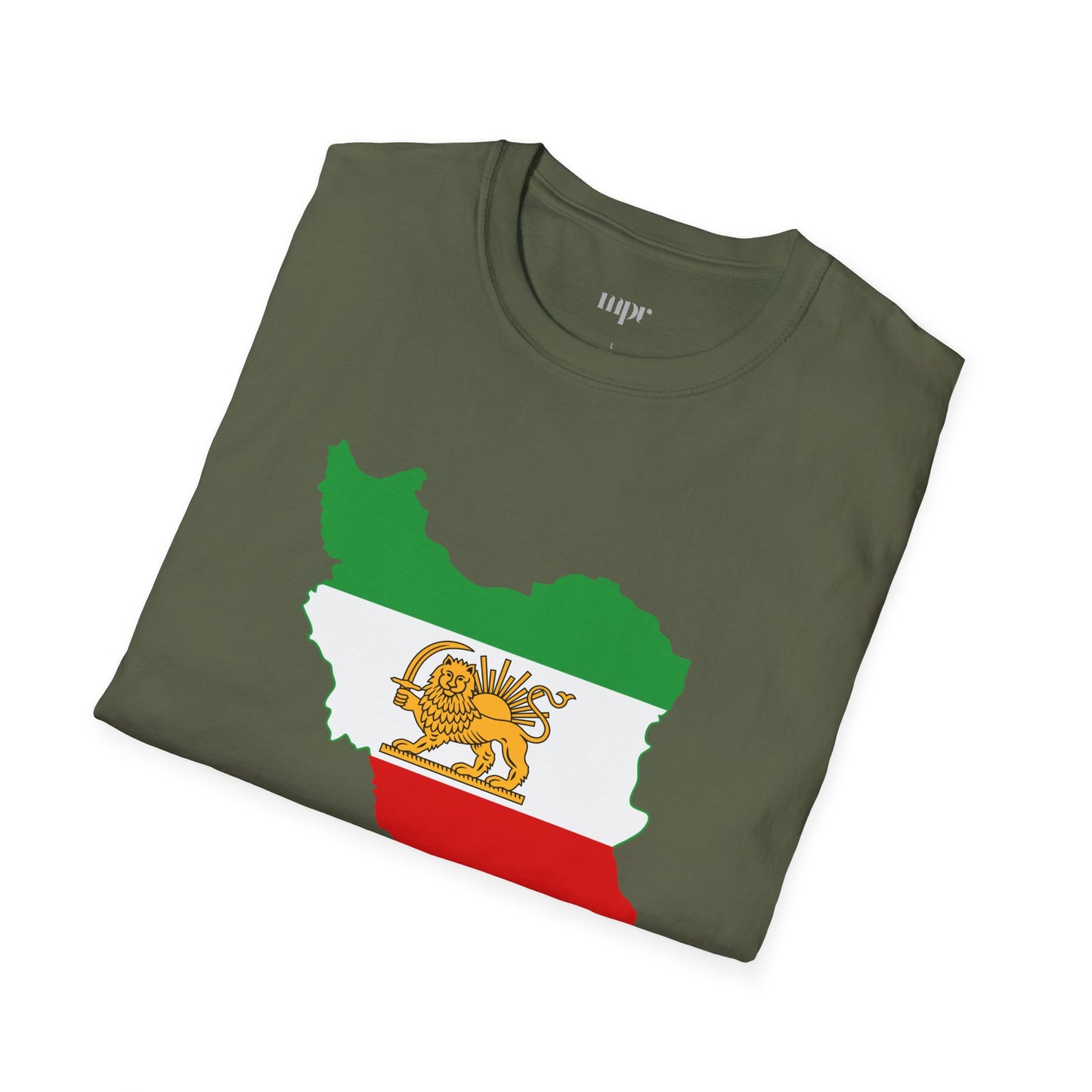 Iran Map Lion and Sun T-Shirt