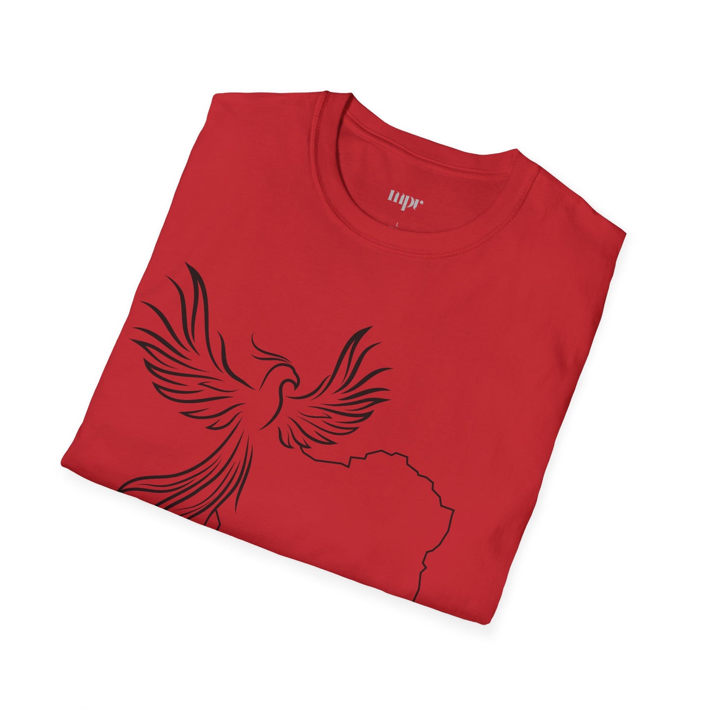 Iran Map and Simorgh Unisex T-Shirt