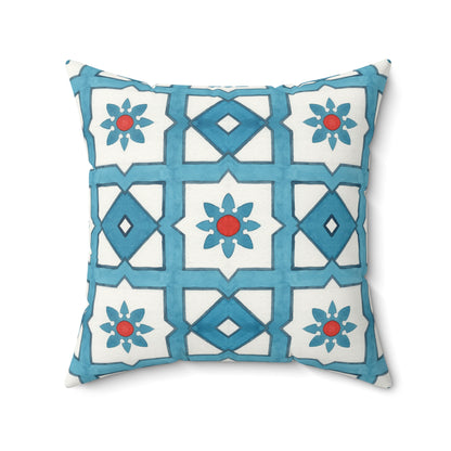 Tile Garden Pillow Decorative
