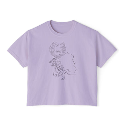 Simorgh and Iran Women's Boxy T-shirt