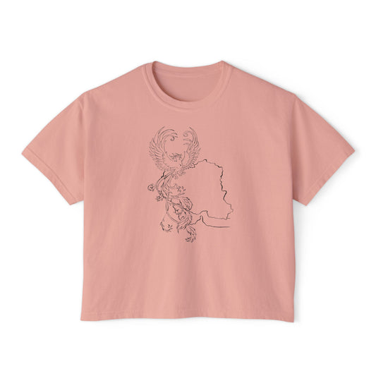 Simorgh and Iran Women's Boxy Tee