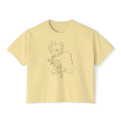 Simorgh and Iran Women's Boxy T-shirt