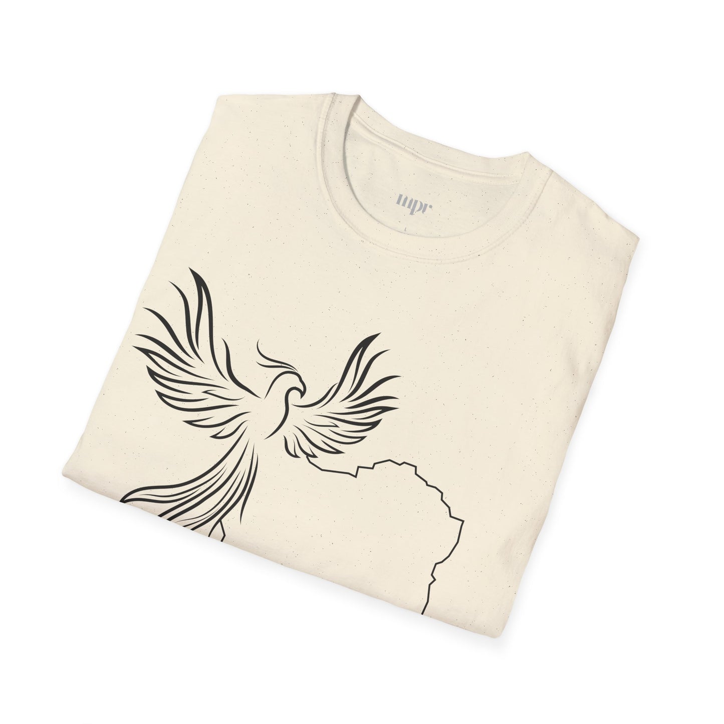 Iran Map and Simorgh Unisex T-Shirt