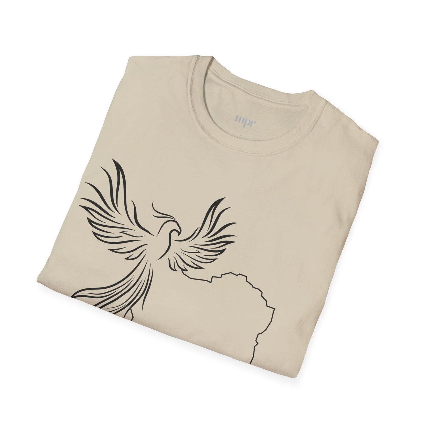 Iran Map and Simorgh Unisex T-Shirt