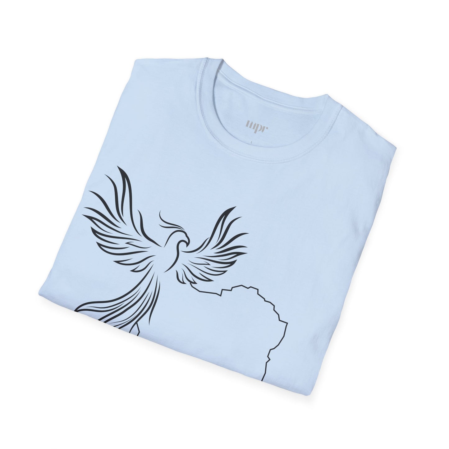 Iran Map and Simorgh Unisex T-Shirt