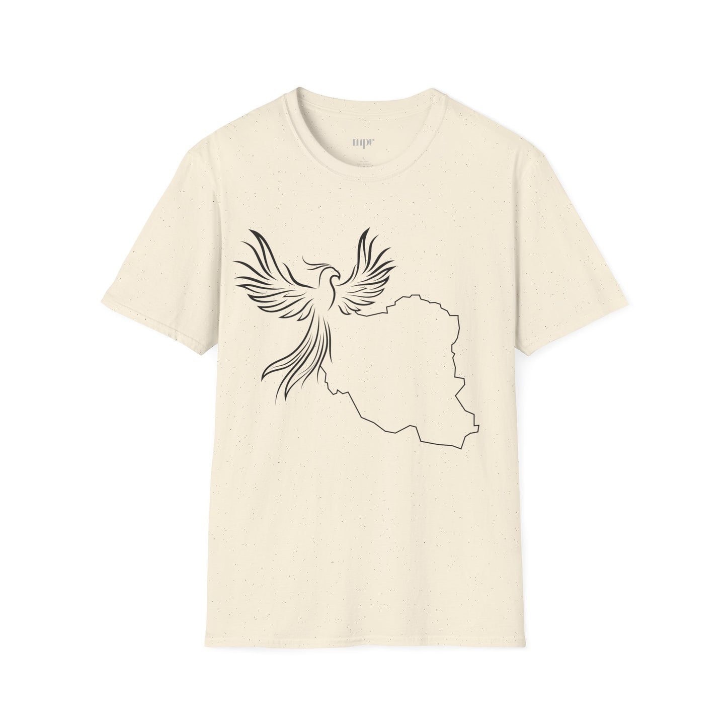 Iran Map and Simorgh Unisex T-Shirt