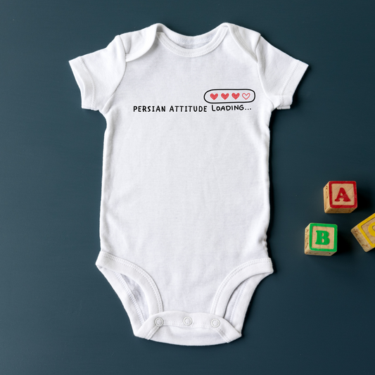 Persian Attitude Loading | Baby Short Sleeve Onesie®