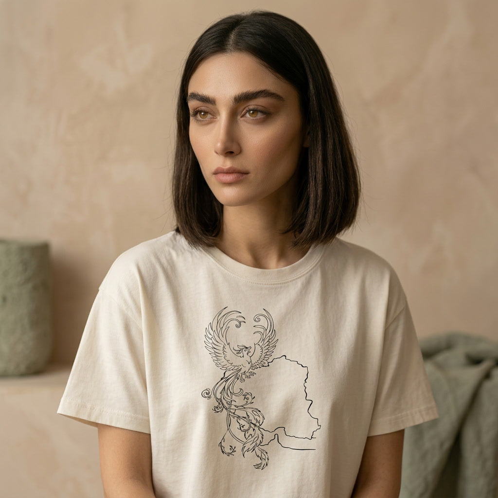 Simorgh and Iran Women's Boxy T-shirt