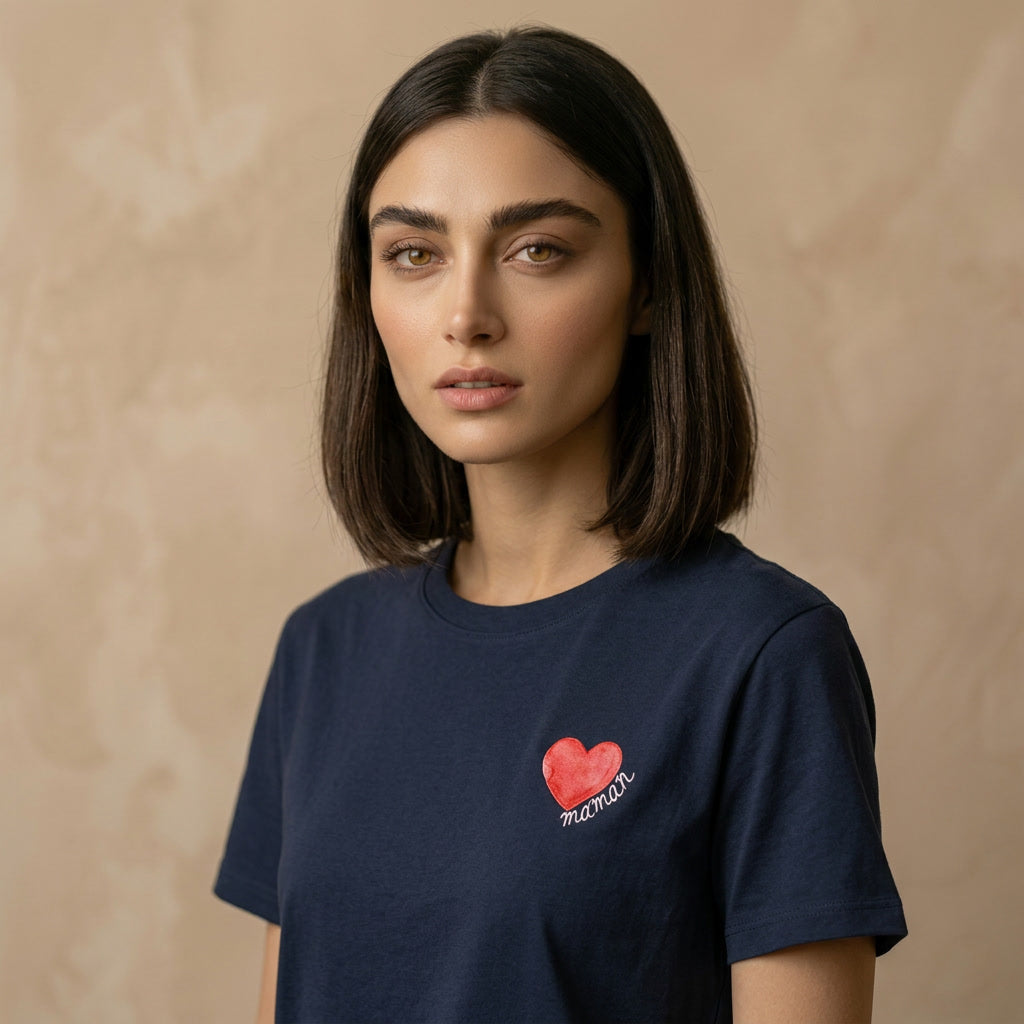 Maman's Heart Unisex T-Shirt