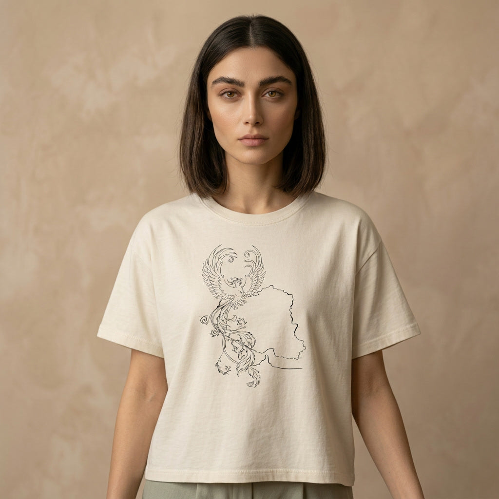 Simorgh and Iran Women's Boxy T-shirt