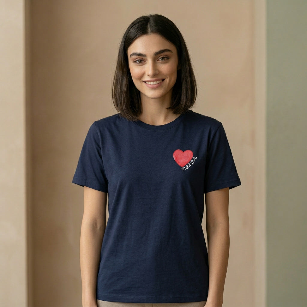 Maman's Heart Unisex T-Shirt