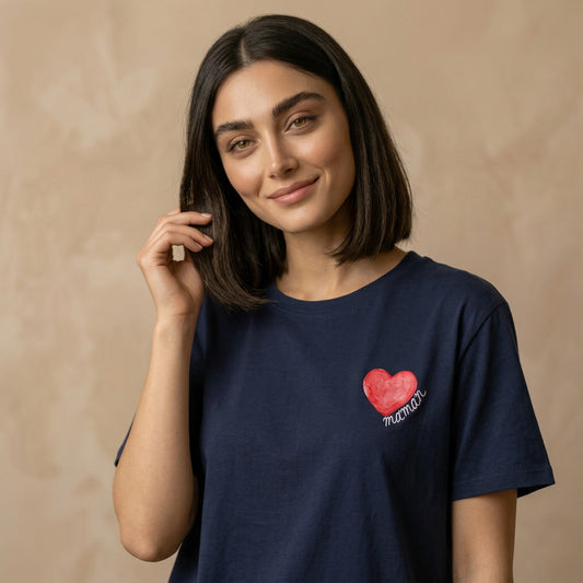 Maman's Heart Unisex T-Shirt