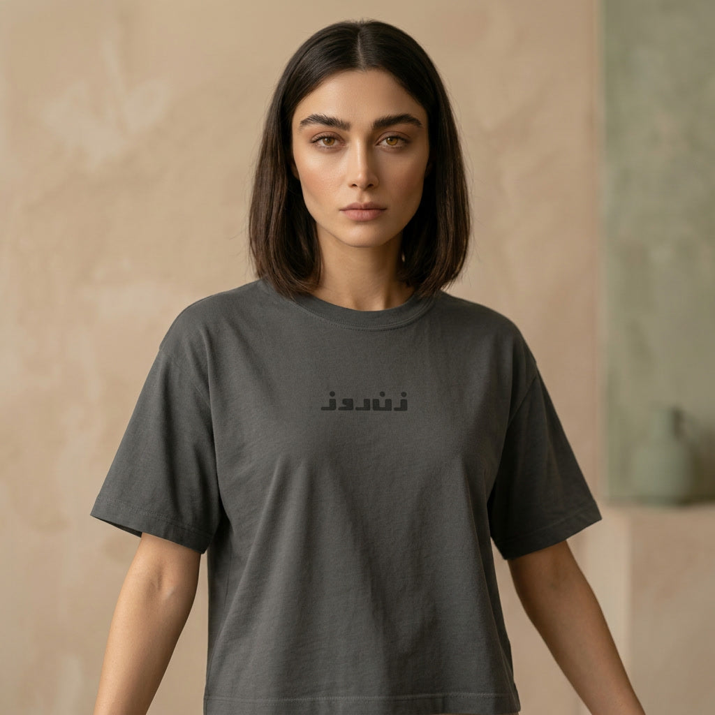Zane Rooz Women's Boxy Tee (Embroidered)